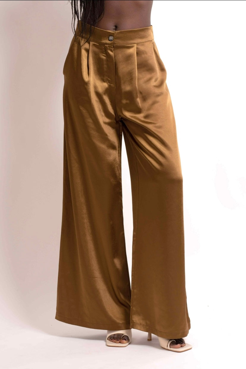 "OUD" Pantaloni Satin